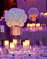 Image result for White Flower Arrangements