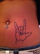 Image result for Sign Language I Love You Heart Tattoo