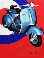 Image result for 60s Mod Vespa Art