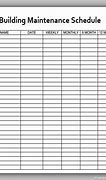Image result for Maintenance Schedule Template Word