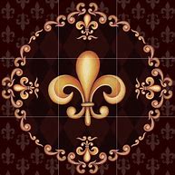 Image result for Fleur De Lis Red White Blue