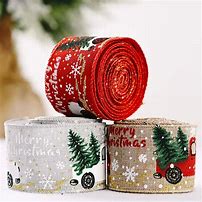 Image result for Christmas Ribbon Hanging Decorations