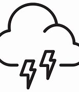 Image result for Lightning Cloud Icon