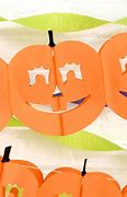 Image result for Paper Pumpkin Garland