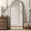 Image result for White Wood Frame Wall Mirror