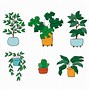 Image result for Six Leaf Plant Silhouette