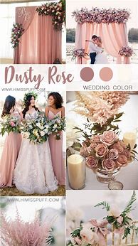 Image result for Dusty Rose Wedding Colors