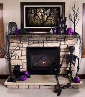 Image result for Halloween Mantel Ideas