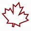 Image result for Simple Maple Leaf in Circle