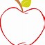 Image result for Small Apple Outline