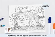 Image result for Mother and Baby Giraffe Coloring Pages