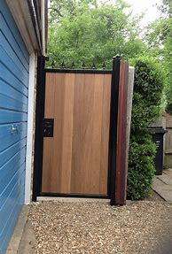 Image result for Double Wooden Gates