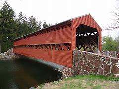 Image result for Wooden Covered Bridge