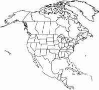 Image result for North America Blank Outline Map