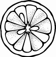 Image result for Orange Wedge Coloring Page