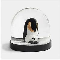 Image result for Snow Globe Black and White with Penguin