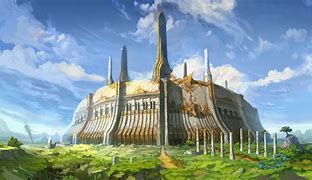 Image result for Floating Building Fantasy Art