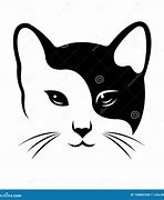 Image result for Black Silhouette Cat Face HTML