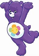 Image result for Purple Care Bear PNG