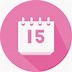 Image result for Pink Calendar Icon