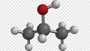 Image result for Isopropyl Alcohol Molecule