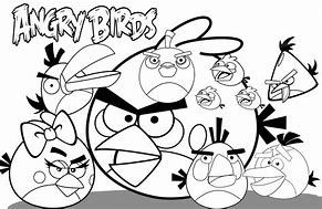 Image result for Angry Birds Coloring Pages