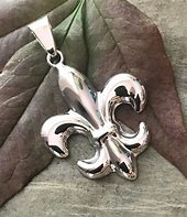 Image result for Fleur De Lis Pendant Necklace