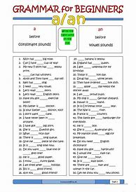 Image result for Free Grammar Worksheets for Kids