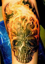 Image result for Evil Skull Sleeve Tattoos