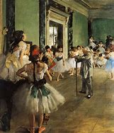 Image result for Edgar Degas Dancing Class