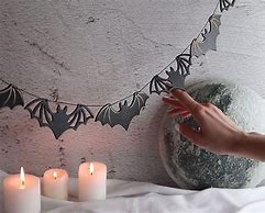 Image result for Halloween Bat Garland