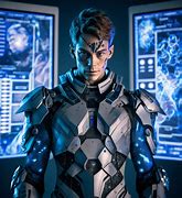 Image result for Cyborg Half Human Woman