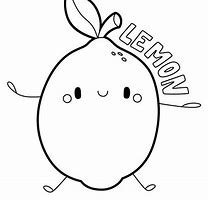 Image result for Lemon Coloring Sheet