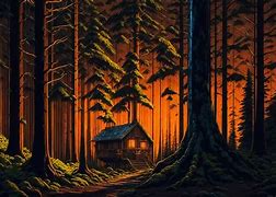 Image result for Ai Generated Cabin Landscape