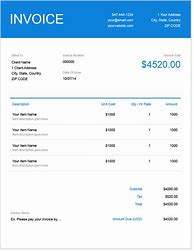 Image result for How to Do an Invoice Template