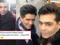 Image result for Manish Malhotra and Karan Johar