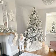 Image result for All White Christmas Tree