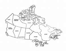 Image result for Line Drawing Map of Canada