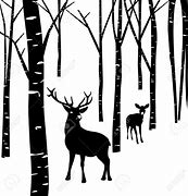 Image result for Christmas Tree Forest Silhouette