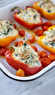 Image result for Vegetarian Stuffed Peppers