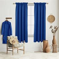 Image result for What Color Curtains with Blue Walls