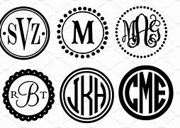 Image result for Round Monogram