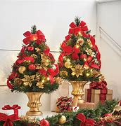 Image result for Tabletop Floral Christmas Tree