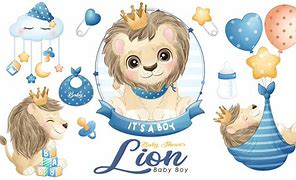 Image result for Round Lion Stickers