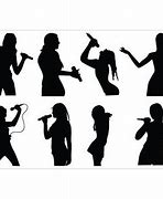 Image result for Silhouette Animation Singing