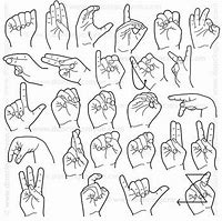 Image result for Sign Language Clip Art