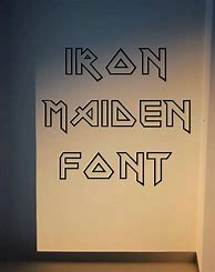 Image result for Iron Font