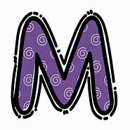 Image result for Letter M in Vibrant Colours and Fancy