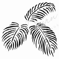 Image result for Printable Palm Leaf Stencil