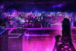 Image result for Anime Wallpaper Neon Glow